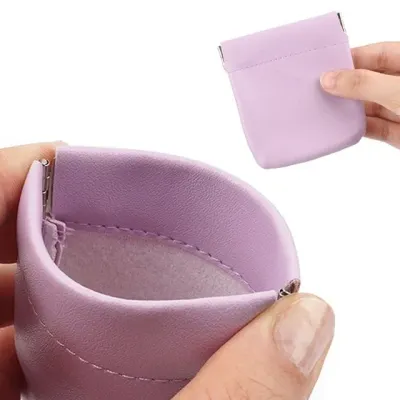 휴대용미니파우치 생활방수 파우치 소-퍼플 휴대용 여행용 화장품 이어폰 USB