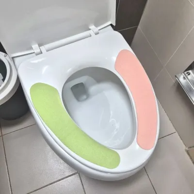 붙이는 변기시트 변기 커버 좌우2개 한세트 욕실 화장실 위생