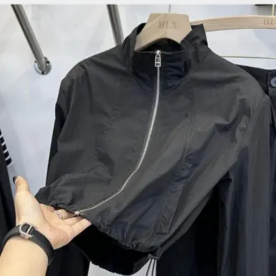 간절기 스트링 바람막이 아우터 여성 트랙 재킷 자켓 임부복 스트링자켓