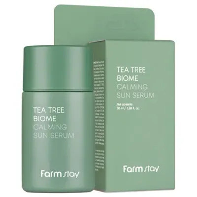 편안한 선케어 티트리 진정 솔루션 수분 선세럼 50ml