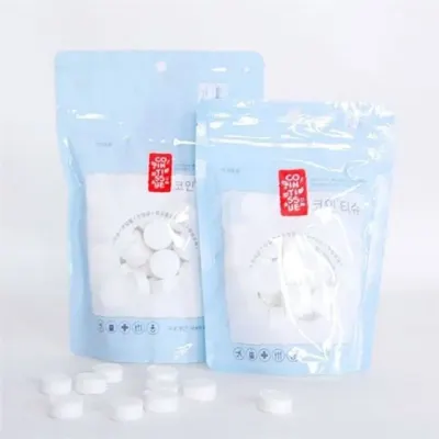 휴대용 물티슈 여행용 물티슈 등산용 야외 간편 티슈 개별포장 무방부제 무자극 아동용 식탁용 야외용