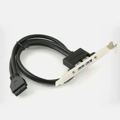 USB 포트 3.0 20핀 USB 커넥터 확장 젠더 50CM