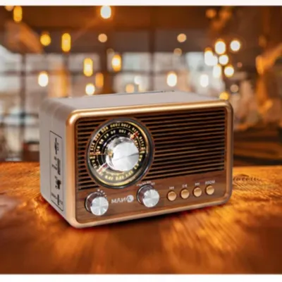 빈티지 레트로 라디오 블루투스 FM 스피커 MP3 랜턴등 손전등