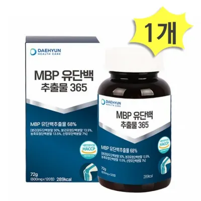 MBP 유단백 추출물 365 72g x 1개 대현헬스케어 뼈건강 온가족 케어