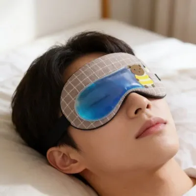 수면안대 찜질팩 눈찜질 온열 케어 안구건조 지퍼백 구성 애니멀 캐릭터 찜질안대