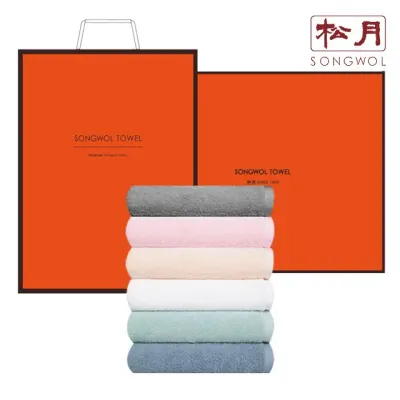 송월타월 호텔 수건 슈슈 130g 4매 선물세트+쇼핑백