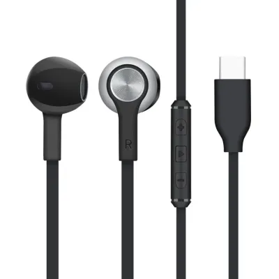 꼬이지않는 플랫케이블 오픈형 유선이어폰 이어셋 C타입 자이온 ZE-S50C