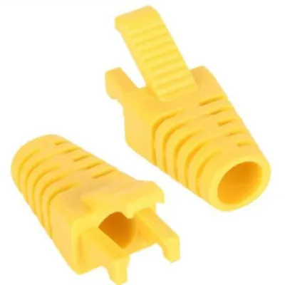 RJ 45 락Lock 부트 6파이 옐로우 낱개