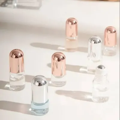 유리 향수 미니 소형 오일 용기 휴대용 에센셜 병 보틀