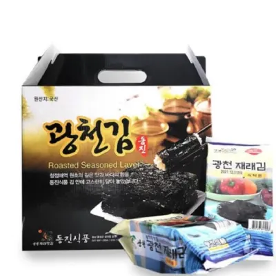 광천김 선물세트 조미김 15gx12봉 재래식탁김 명절 추석 김선물세트 선물용김 답례품