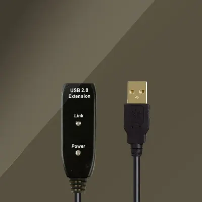Coms USB 2.0 리피터 연장케이블 15M 골드 커넥터