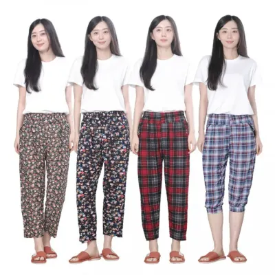 여름 까실이 꽃무늬 몸빼바지 고무줄바지 밴딩바지 작업복 꽃바지 홈웨어 단체복 편한바지