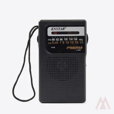 AMFM 휴대 라디오 블랙 미니 핸디 효도라디오