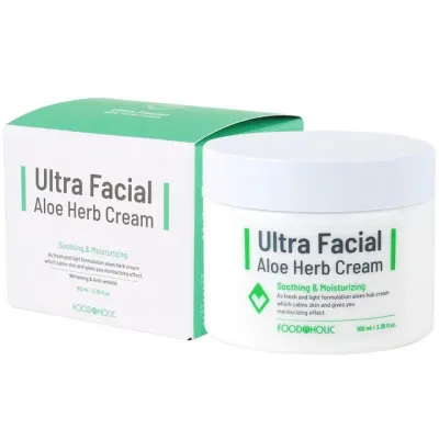 산뜻하게 피부를 진정 라이트한 알로에 크림 100ml