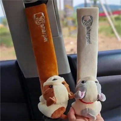 어린이 차량용 안전 벨트 인형 어깨 안전 벨트 보호대 인형