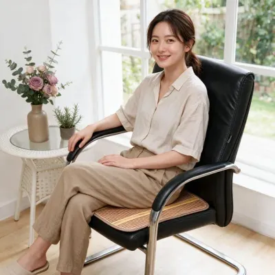 대나무방석 쿨링방석 아이스방석 사무실 의자 차량용 바닥 시트 거실