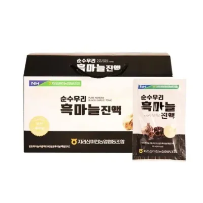 흑마늘 70ml 순수우리 x 30포 흑마늘진액 캐리어타입 마천농협 건강식품