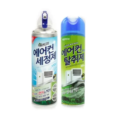 산도깨비 에어컨 세정제 탈취제 1+1 곰팡이/세균/냄새제거