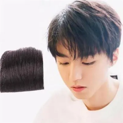 남성 부분 가발 남성 인모 가발 구렛나루 정수리 옆머리 볼륨 두피 탈모 커버
