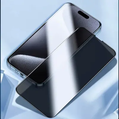 아이폰15 파워쉴드 사생활보호 프라이버시 강화유리 보호필름 1매 iPhone15 프로 맥스 플러스 Pro Max PLUS