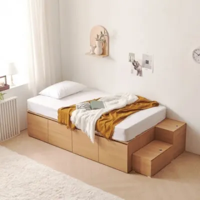 가구산책 수납침대S 도어형 SET+본넬 매트리스 DN7091