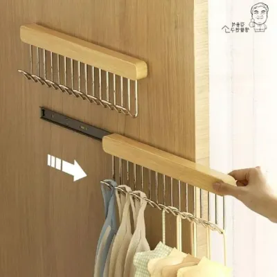 벽부착행거 슬라이딩도어행거 후크걸이 수납정리행거