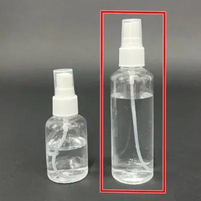 스프레이 공병 안개분사 미스트 화장품 소분용기 100ml 분사형태 플라스틱소재 피부보습