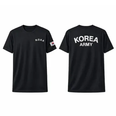 ROKA 로카 쿨링 반팔티 기능성 체육대회 단체 육군 군대 반팔 티셔츠 로카티 KOREA 코리아 ARMY 행사 유니
