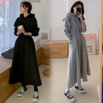 플레어원피스 허리밴딩 여성 롱원피스 핏보정 데일리룩