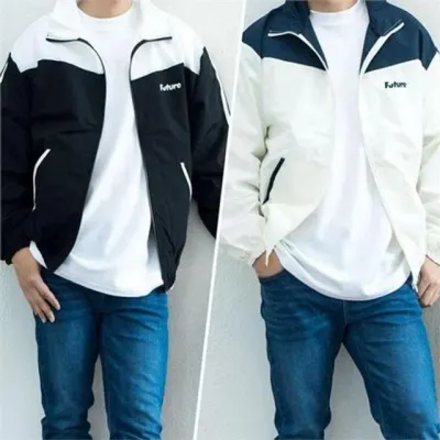 남성 바람막이 점퍼 봄 가을 아우터 오버핏 데일리 춘추 야상 스탠드넥 스트릿 캐주얼 하이넥 일상복 야구