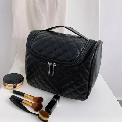퀄팅 메이크업 파우치 화장품 여행용 대용량파우치 No2