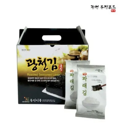 파래식탁김15g 광천김 12봉지 조미김 해조류 광천김 조미김 김봉지