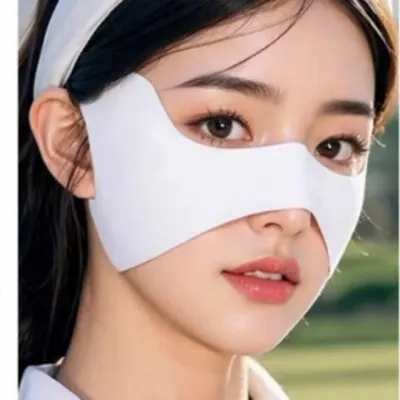 페이스 가리개 커버 보호용 나비모양 피부 얼굴 귀걸이형