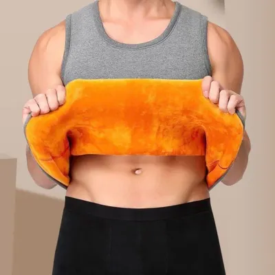 남자 겨울 이너 기모 안감 라운드넥 데일리 나시 런닝 민소매 남성 매쉬 티셔츠 쿨민소매