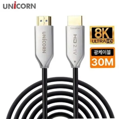 hdmi 8k 케이블 hdmi 광 케이블 고해상도 게이밍 광섬유 장거리 모니터
