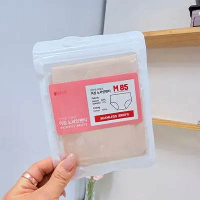 맑은하루 여성 노라인 팬티 85M 베이지 무선팬티
