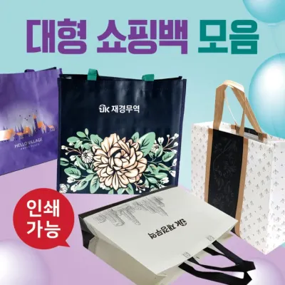 장바구니 [대형쇼핑백모음] 시장바구니/타포린장바구니/장바구니/대형타포린가방/마트장바구니/부직포가방