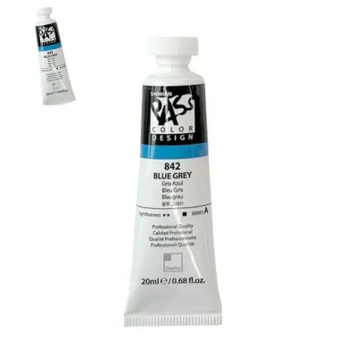 미술학원물감 신한수채물감 물감 20ml 블루 그레이 1개