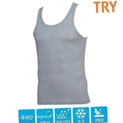 남성 민소매 런닝 남성 쿨링 런닝 베이직 스포츠 이너웨어 흡한속건 여름 데일리 트레이닝 언더웨어 활동복