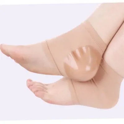 여성 뒤꿈치 패드 여성 실리콘 발 패드 발꿈치 푹신한 보호대 커버 슬리브 양말 관리 보습 각질 케어 용품