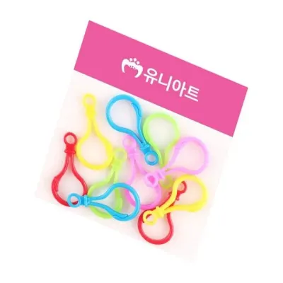 1000 플라스틱 고리 원터치고리 키링만들기재료 장식고리