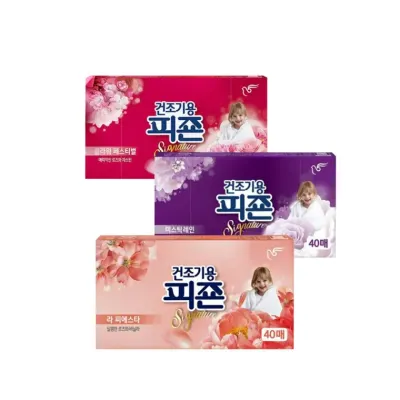 건조기용 피죤 시트 40매 플라워페스티벌 미스틱레인 라피에스타