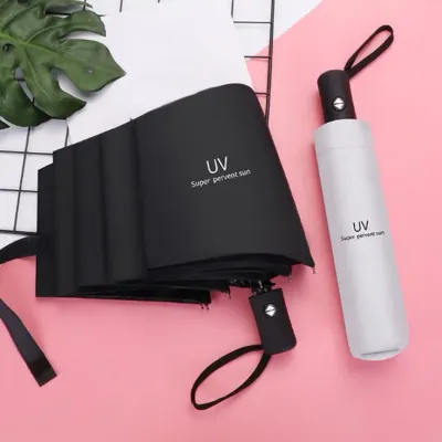 자동 UV 차단 3단 암막 미니 우산 자외선 양우산 양산