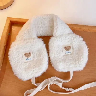귀덮개 여성귀마개 동물귀도리 방한털귀마개 ivory