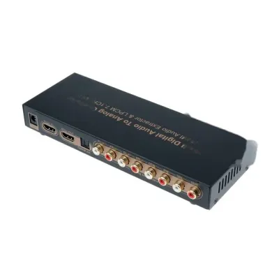 HDMI 5 1CH 4K 30Hz SPDIF Toslink Optical 아날로그 사운드 to 7 1CH 오디오 컨버터 HDMI선