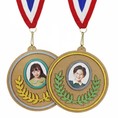뚝딱 DIY 우드 우든페이퍼 메달 수여식 만들기 10인용 유아 어린이집 교구 재료