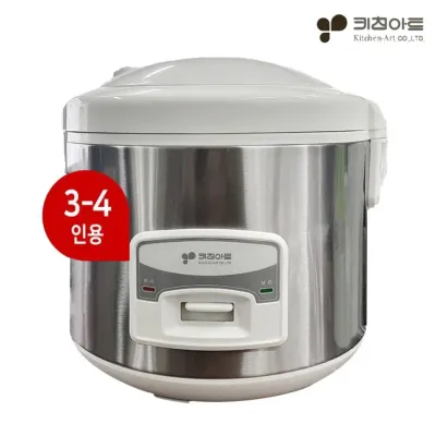키친아트340RC/3-4인용 전기밥솥 일반 보온밥솥 소형밥솥 전기밥통 찜기포함
