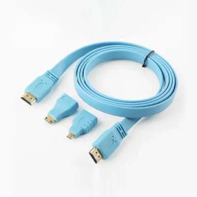 HDMI 케이블 3in1 멀티 Micro Minl 젠더포함 1.5M