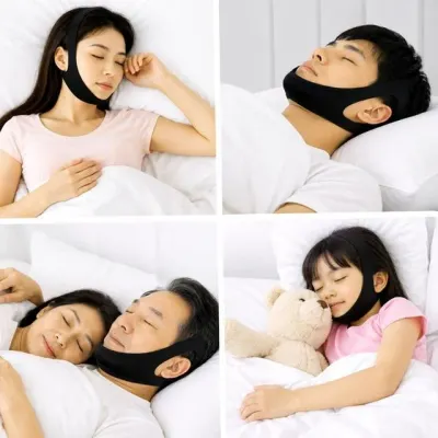 코골이방지밴드 입벌림방지밴드 수면보조 숙면도움 3D