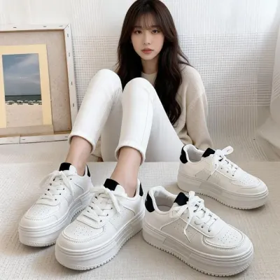 여성 단화 가죽 통굽 신발 데일리 오피스룩 출근용 편한 플랫화 굽낮은 데일리화